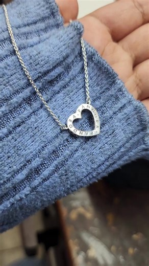 instock silver heart necklace pandora Delivery AVAILABLE LINX AVAILABLE #trini_tiktoks #Baksh_jewellery #new #silverjewelry