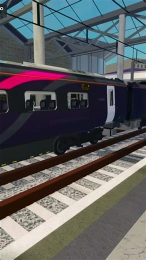 Class 801 arriving at stepford central #train #scr #roblox