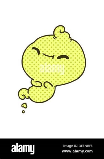 changing color animation of cartoon of kawaii scary ghost