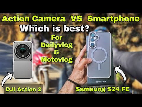 Action Camera vs Smartphone for Vlogging | DJI Action 2 vs Samsung Galaxy S24 FE