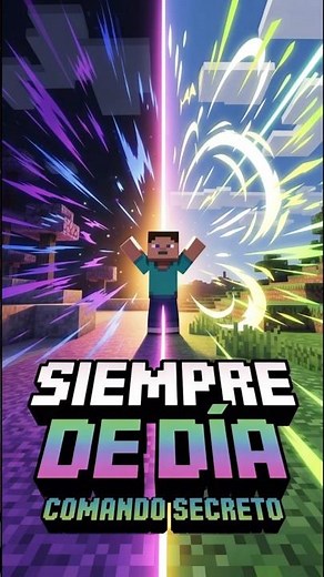 ⚡ Cómo Tener DÍA PERMANENTE en Minecraft (Comando Fácil)