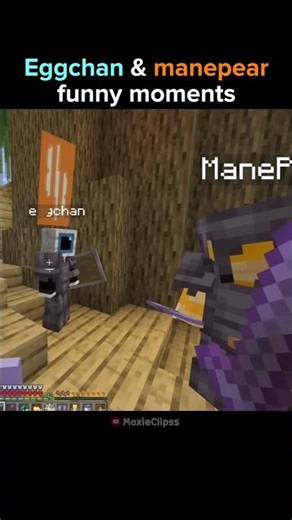 eggchan and manepear funny moments 😭 #unstablesmp