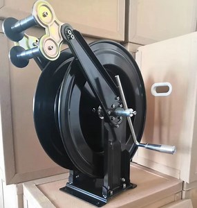 [Hot Item] Retractable Auto Heavy Duty Grease Oil and Water High Pressure Hose Reel