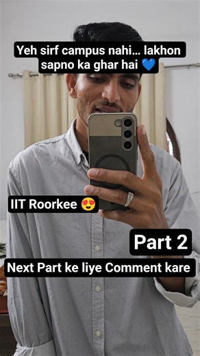 Yeh sirf campus nahi… lakhon sapno ka ghar hai💙 | Vlog Day 5 Part 2 #DreamCollege #IITRoorkee #vlog