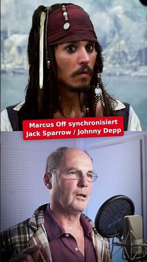 Marcus Off voices Jack Sparrow (Johnny Depp) in "Pirates of the Caribbean"