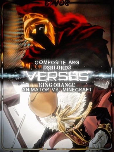 | King Orange #VS D3RLORD3 | ANIMATION VS. MINECRAFT | DESTROYING A WORLD THAT DOSEN’T EXIST |