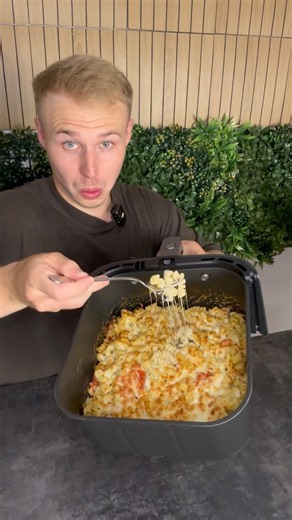 Tomato Cream Cheese Pasta Bake Recipe from the Airfryer!😍 #recipes #airfryer