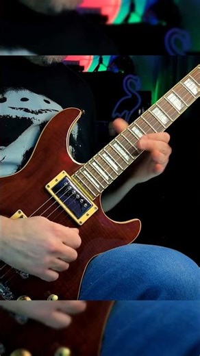 Five String Arpeggio #heavymetalguitar #sweeppicking #guitarsolo #metallicks #aeolianscale