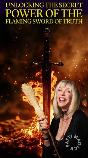 Patti Negri on Instagram: "Unlock the Hidden Power of the Flaming Sword of Truth | Advanced Magick Lesson 🔥🗡️✨ What if the greatest weapon you’ll ever wield isn’t forged in steel… but ignited within your own spirit? The Flaming Sword of Truth—the legendary blade of divine fire—cuts through illusion, banishes deception, and guards the sacred path to your highest self. In ancient esoteric traditions, it descends like lightning across the Tree of Life, channeling raw cosmic force to separate trut