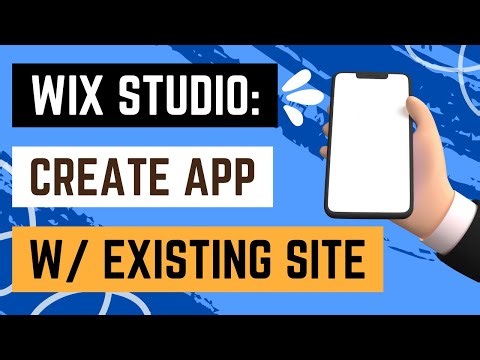 Wix Studio: Creating a Mobile App WITH an Existing Site