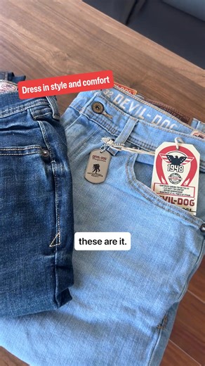 Every move, every step—DEVIL-DOG® Dungarees has your back. From all-day stretch jeans to Henleys, Polos, and Graphic Tees, comfort and durability come standard. 💪 All-day stretch for ultimate comfort. 🪡 Timeless style, crafted with care. 🛠️ Durability that’s built to last. ⭐️⭐️⭐️⭐️⭐️ "The most comfortable jeans and tees I’ve ever worn. Found my forever gear!" - Eric | DEVIL-DOG Dungarees