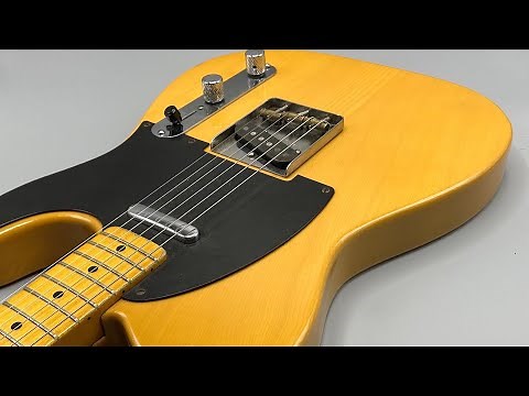Fender JV Squier series 52 Telecaster 1983 Close Up and Tone Test Demo