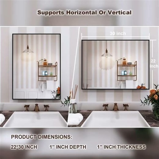 Builder Lux Tempered Glass Frameless LED Bathroom Mirror