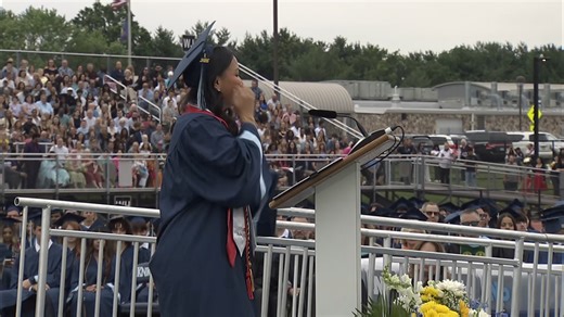 In this heartfelt and powerful speech, Alana Nguyen uses the chaos of the North Penn parking lot as a perfect metaphor for high school and life. With humor, honesty, and deep gratitude for family, especially her father, she reminds the Class of 2025 to keep moving forward, one slow step at a time. Look in the rearview mirror, but drive toward your future. | North Penn School District