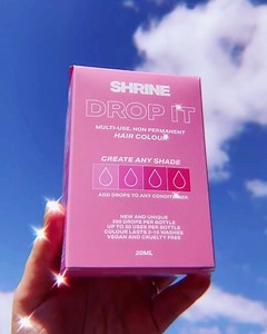 20% OFF! 😝 While stock lasts. Have you tried DROP IT? The worlds first multi use hair dye pigment. Reducing single use plastic and allowing you to use time and time again. Code PAYDAY20 | Shrine