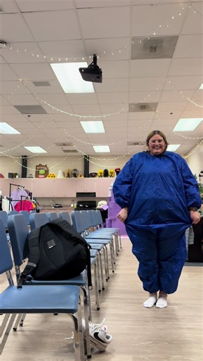 Just a couple of girls testing out our Veruca Salt blueberry era… unfortunately powered by vibes instead of double A batteries. @Savanna #willywonka 🫐