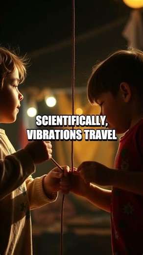 The Silent String Telephone Experiment