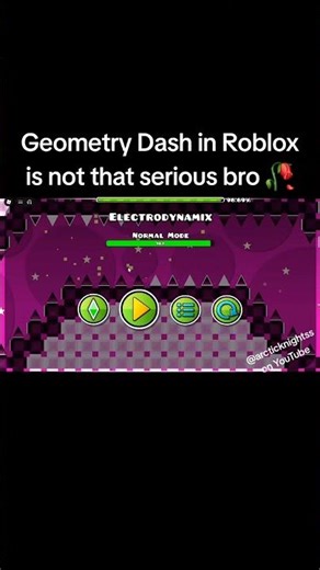 Geometry Dash in Roblox is NOT serious #geometrydash #gd #geometry_dash #game