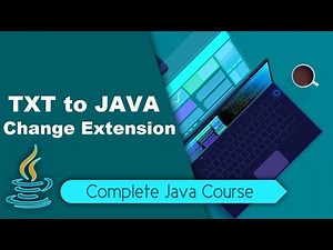 Java - How to Convert Text File to Java File?