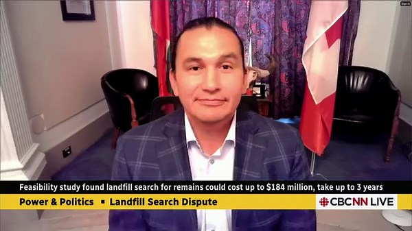 'We have to try,' Manitoba NDP leader Wab Kinew told Power & Politics on Friday after a court granted an injunction to remove a blockade on the road to the landfill. 'We should make a good faith attempt to find the remains of these women.' | CBC Politics