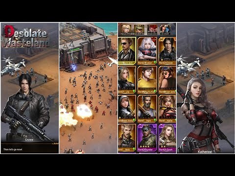 DESOLATE WASTELAND GAMEPLAY NEW STRATEGY GAME FOR MOBILE