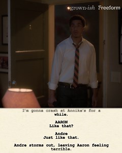 the truth comes out. ___ watch Freeform's grown-ish. stream on Hulu now. | grown-ish