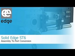 Solid Edge ST6 - Assembly To Part Conversion