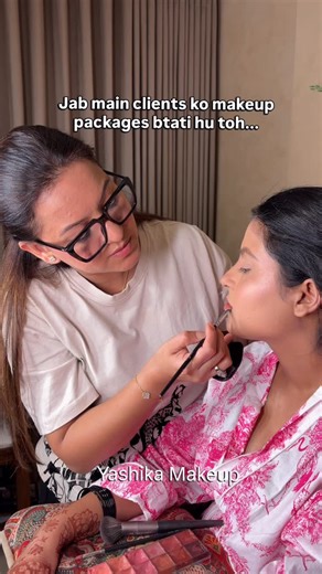MUA’s… can you relate? 😭💄 Makeup @yashikamakeup {yashika makeup, bridal makeup artist, makeup packages, bridal glow, luxury makeup, bridal makeupartist, chandigarh makeup artist, zirakpur mua, relatable reels, luxury makeup, pinterest bride, bridal expectations, mua struggles, wedding makeup india, mua relatable content, indian bride, professional mua, bridal transformation, wedding makeup india, makeup consultation} ——— #bridalmakeup #makeupartistindia #bridalglow #weddingmakeup #mualife | Ma