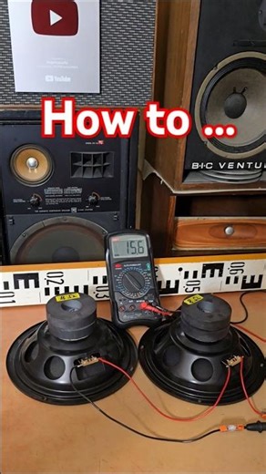 How to - SPEAKER IMPEDANCE Simply EXPLAINED - SPEAKERS SERIES CONNECTION - Vintage TESLA BASS