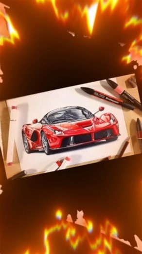 how to draw luxurious car?#luxuriouscar #drawing #shorts