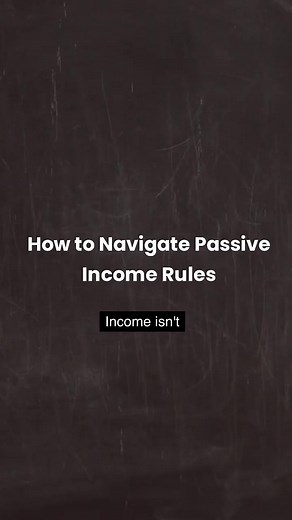 Do you want your money to work for you? Here's how you can navigate the world of passive income. Watch the entire video to learn more! Click the link to book a FREE consultation with our experts: https://bit.ly/3mOfoUz #CPA #TaxSavings #smallbusiness #savingmoney | CPA4IT | Facebook