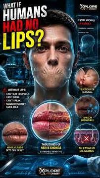 What If Humans Had No Lips? 😳