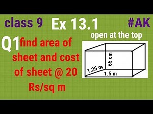 #2 Ex 13.1 class 9 Q1 ncert solutions By Akstudy 1024