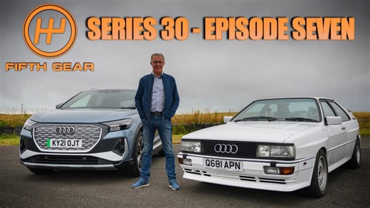 What happens when the Audi Quattro faces the Q4 e-tron and the past refuses to lose