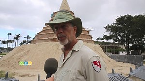 VIDEO: The City of West Palm Beach's Sandi Tree, a holiday tree made of 700 tons of sand, is now being constructed on the downtown waterfront. Sandi lights up the night during Holiday in Paradise, from Nov. 30-Jan. 2, nightly between 6:00 and 10:00 p.m | The City of West Palm Beach