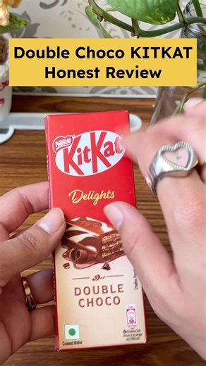 New KITKAT Double Choco Delight Honest Review | Double Choco Kitkat #kitkat