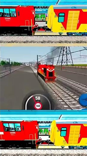 WDG3A SHUTING DOUBLE DECKER EXPRESS #indiantrainsimulator #shorts #viralvideo