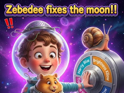 Zebedee Fixes the Moon!!🌙🥳
