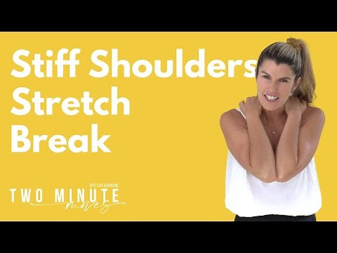 2-Minute Stretch for Stiff, Tight Shoulders at your Desk