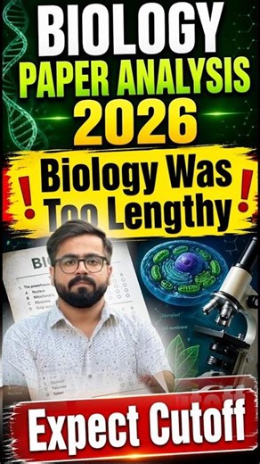 KCET Biology Paper Analysis 2026 | Marks Vs Percentile | Theory-Heavy & Lengthy