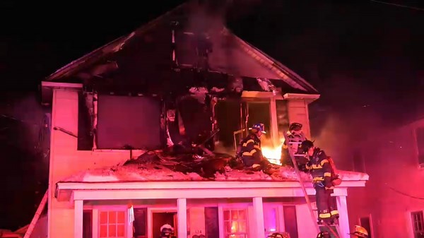 Elderly man killed, son injured in Huntington Station house fire