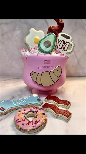 I love you a BRUNCH! ❤️🥐 @West Paw XL Toppl @Sav Pup Co Croissant Stoppl and Wobbly Buddy 🏷️ Use Whiskey10 to save @AJ’s Dog Bakery Barkfest Club Box 🏷️ Use Whiskey to save Mittens Variety Treats Pitaya Coconut Bully Spring & Plain Greek Yogurt #toppltuesday #dogenrichment #dogfoodie #dogtreats #puppiesoftiktok