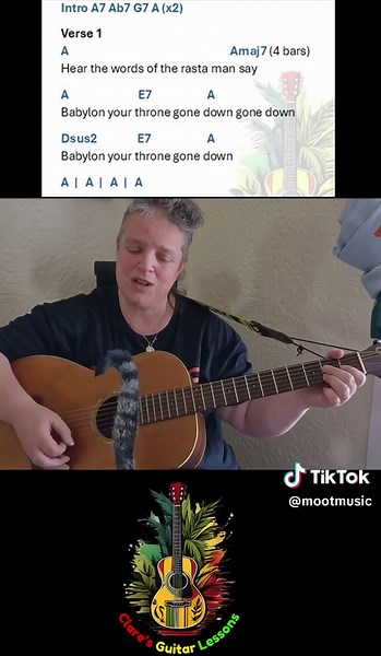 Rastaman Chant Guitar Tutorial by Bob Marley