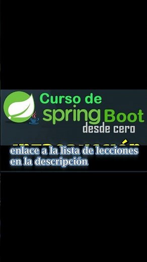 🚀 LEARN SPRING BOOT FROM SCRATCH ☕🔥 #SpringBoot #Java #Backend #Programming #APIRest #WebDevelopment
