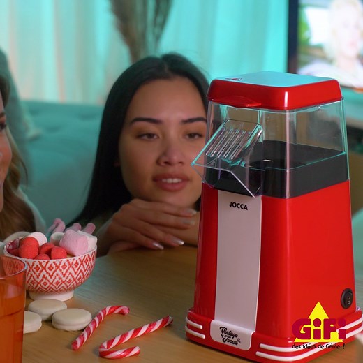 🍿 Préparez facilement vos pop-corns en moins de temps qu'il ne vous en faut pour choisir le film ! Retrouvez la machine à pop-corn à 19,99€ dans vos magasins GiFi ! | GiFi