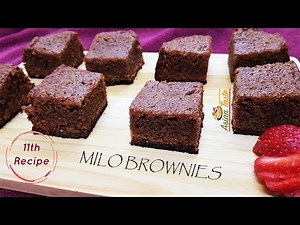 MILO Brownies | Free Dessert Class ~ Recipe 11