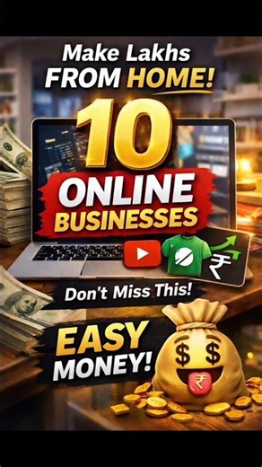 10 Online Businesses You Can Start From Home #shorts #onlinebusiness #makemoneyonline