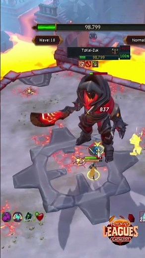 Final épico da luta contra o TZKAL-ZUK | RS3 | [Leagues Catalyst]