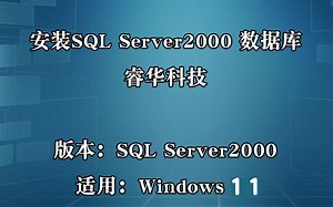 WIN11安装SQL2000教程