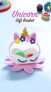 Make your gifts extra magical with this DIY unicorn gift basket! 🦄💖✨🎁 #unicorncrafts #giftbaskets #DIYMagic #diy #diyvideos #diycrafts #diytutorial #DIYProjects #artandcraft #foamsheetcraft #unicorn #giftbaskets #GiftIdeas #gifting #craftideas #crafts #handmade #howto #tutorial | D.I.Yay